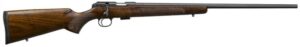 Buy CZ 457 American .22 LR 24" Black Nitride Finish, Turkish Walnut Stock, 5+1 - 5+1 Rounds | 24" Barrel | Wood | Blue/Black