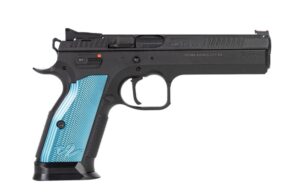 Buy CZ TS 2 9mm Semi Auto Pistol - 20+1 Rounds | Metal Grips | Blue/Black | 3-Dot Sights