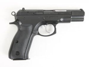 Buy CZ 75B Pistol 9mm 4.6" Black 16+1 - 16+1 Rounds | 4.60" Barrel | Polymer Grips | Blue/Black | 3-Dot Sights
