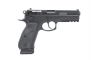 Buy CZ SP-01 Tactical 9mm Pistol 19+1 - 19+1 Rounds | 4.60" Barrel | Rubber Grips | Blue/Black | 3-Dot Sights