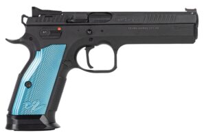 Buy CZ TS 2 Pistol, 40 S&W, 5.28" Barrel, Blue/Black, 17 Rounds - 17+1 Rounds | 5.2" Barrel | Blue/Black