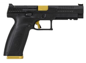Buy CZ P-10 F Competition 9mm Pistol - 19+1 Rounds | 5" Barrel | Polymer Grips | Black | Fiber Optic Sights