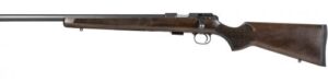Buy CZ 457 Varmint Left Hand 20" 22 Long Rifle Bolt Action Rifle - 5 Rounds | 20" Barrel | Turkish Walnut Stock | Blue/Black