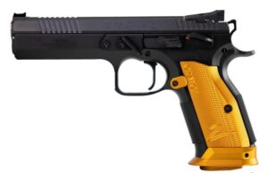 Buy CZ TS 2 Orange 9mm 20rd 5.2 Bull Barrel Orange Grips - 20 Rounds | 5.2" Barrel