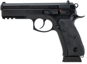 Buy CZ-USA SP-01 9mm Semi-Auto Handgun - 19+1 Rounds | 4.60" Barrel | Rubber Grips | Blue/Black