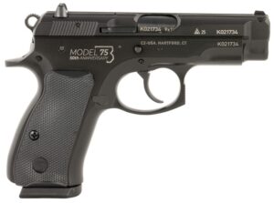 Buy CZ-USA CZ 75 Compact 50th Anniversary 9mm 15+1 3.75" Black Steel Barrel & Serrated Slide, Black Polycoat Steel Frame