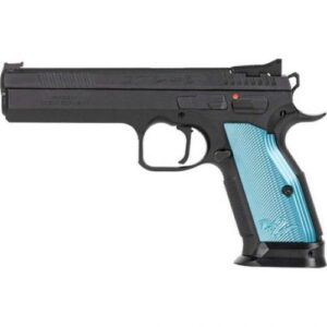 Buy CZ-USA TS2 9mm Semi Auto Pistol - 10+1 Rounds | 5.2" Barrel | Blue/Black | Adjustable Sights
