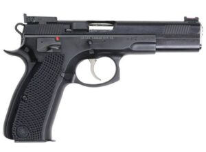 Buy CZ Custom Shadow Bull Accu 9mm Semi Auto Pistol - 16 Rounds | 5" Barrel | Polymer Grips | Blue/Black | Fiber Optic Sights