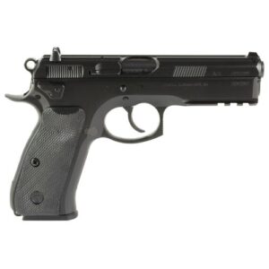 Buy CZ-USA 75 SP-01 Tactical 9mm Semi Auto Pistol - 10+1 Rounds | 4.60" Barrel | Rubber Grips | Blue/Black | Fiber Optic Sights